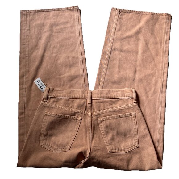 Old Navy Women’s Pink Mid Rise Baggy Wide Leg Jeans Size 2 NWT - Picture 5 of 9
